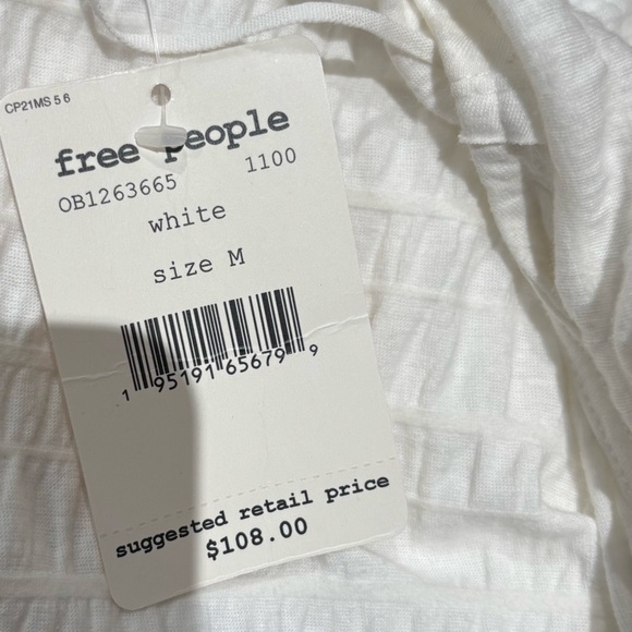 We The Free Flower Power Top Size Medium New With Tags - Picture 5 of 5